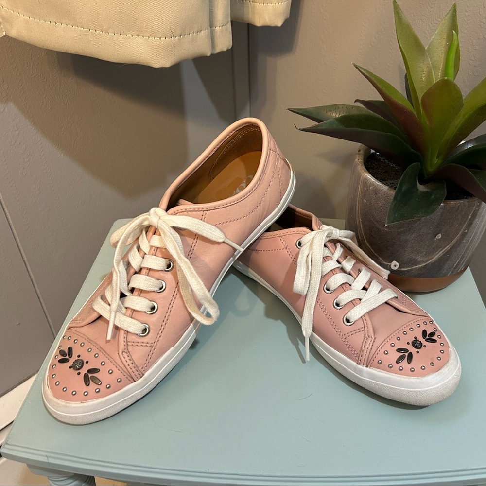 Coach  leather sneakers.